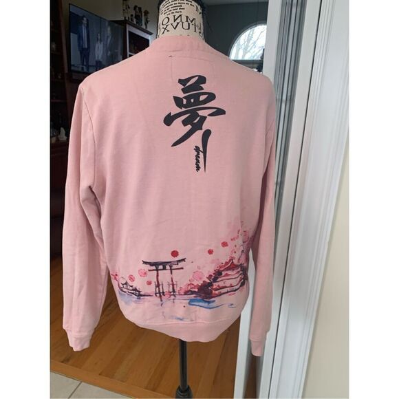 Blind Rooster Size S Streetwear Pink Sweatshirt - Picture 2 of 8